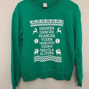 Amazon Green Holiday Sweatshirt